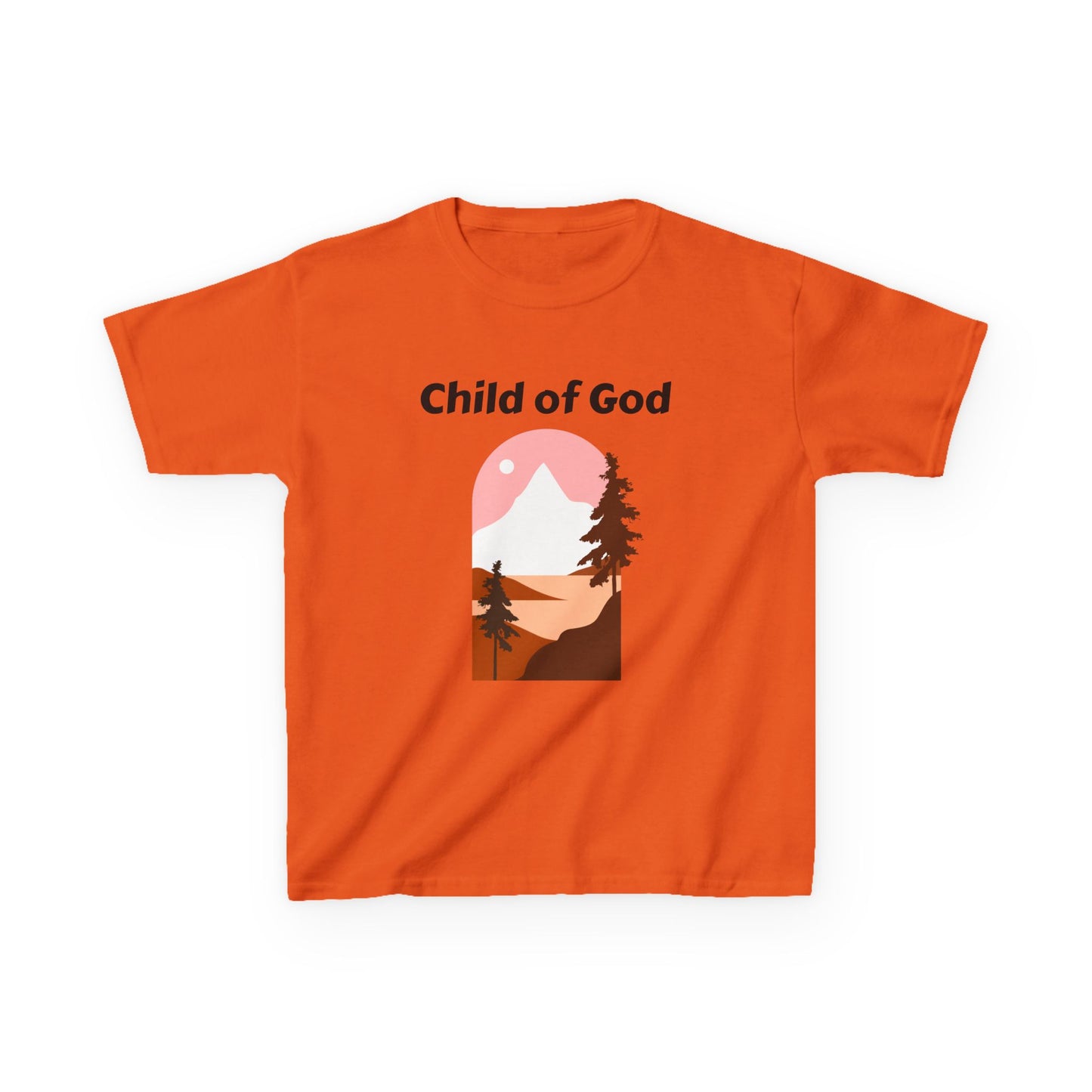Kids Heavy Cotton™ Tee - "Child of God" Inspirational T-Shirt