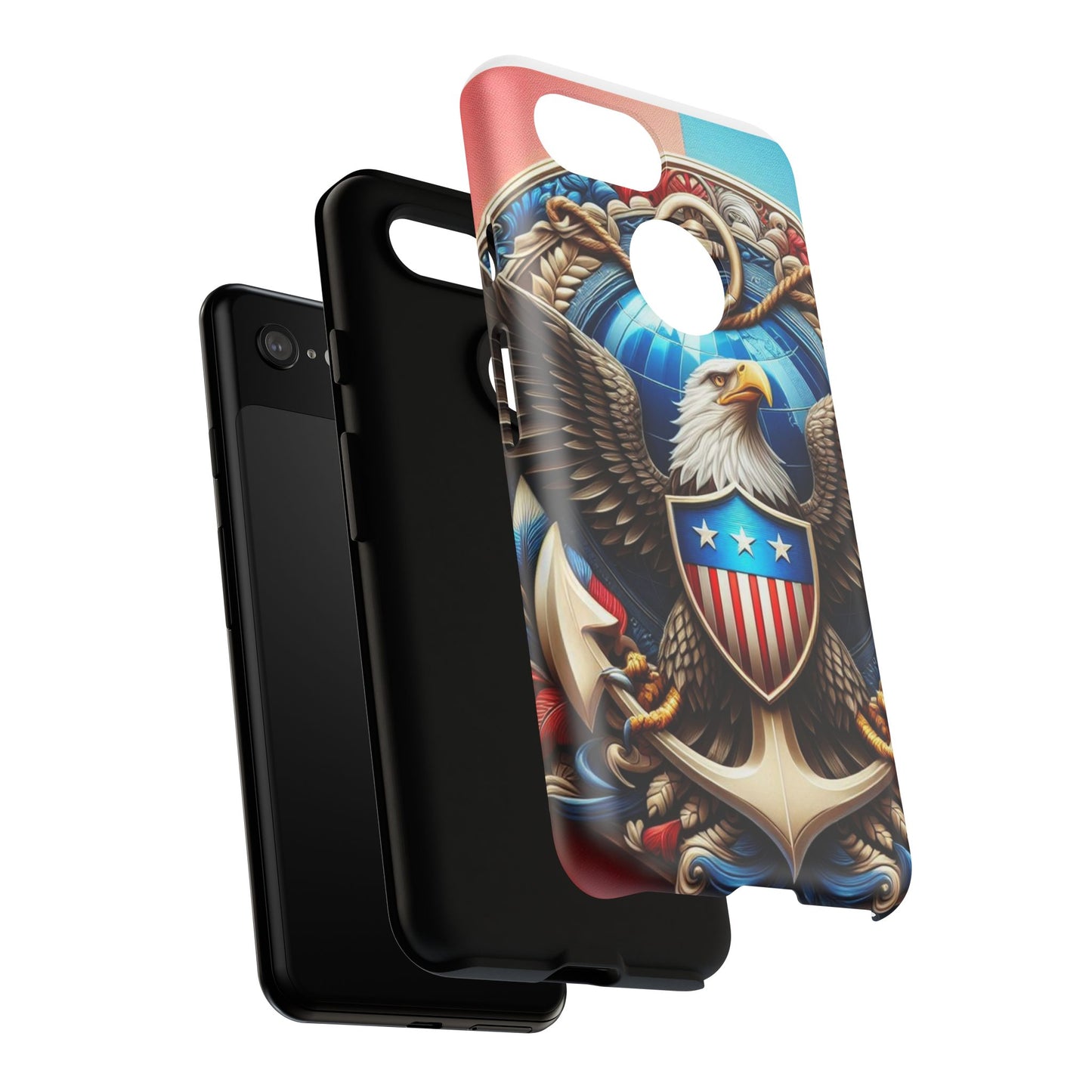 Bold Eagle Phone Case - Patriotic Design for USA and Military Fans