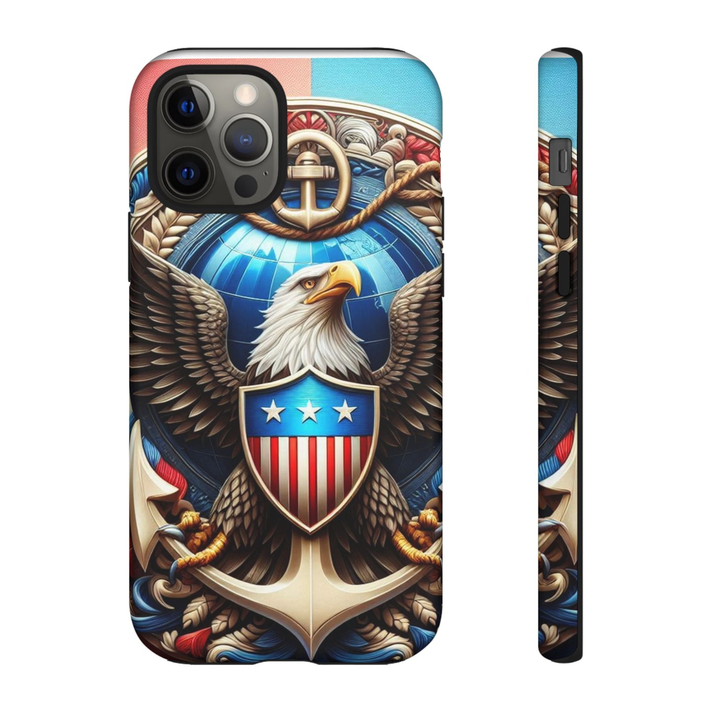 Bold Eagle Phone Case - Patriotic Design for USA and Military Fans
