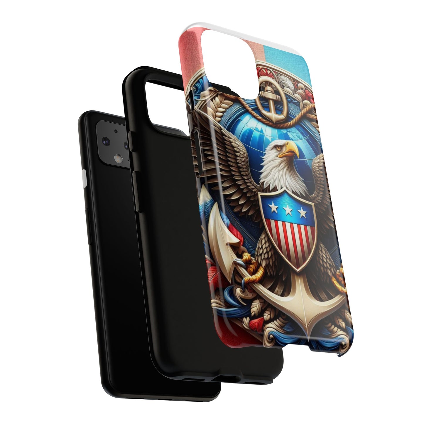 Bold Eagle Phone Case - Patriotic Design for USA and Military Fans
