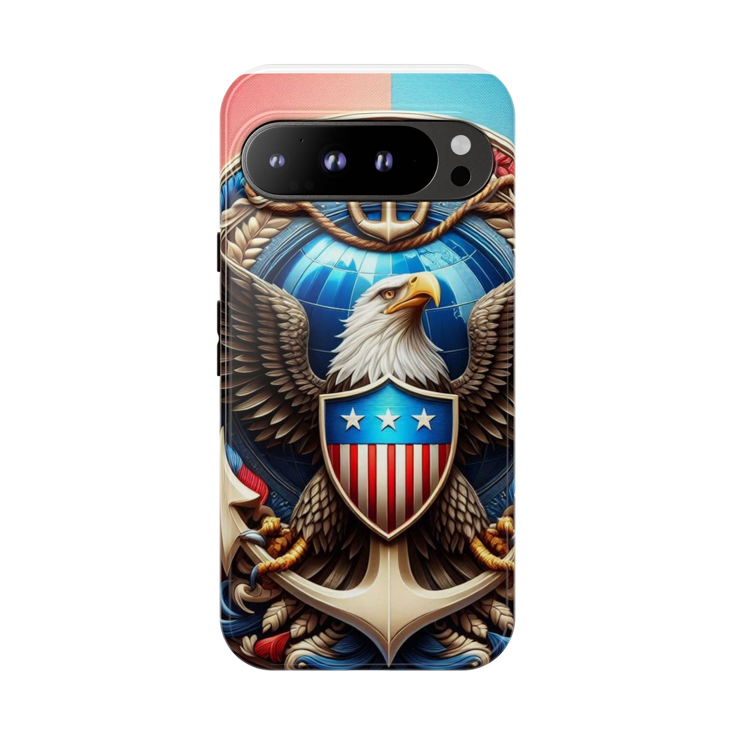 Bold Eagle Phone Case - Patriotic Design for USA and Military Fans