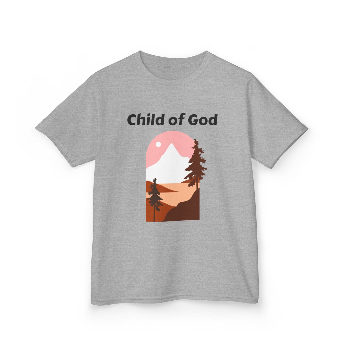 Kids Heavy Cotton™ Tee - "Child of God" Inspirational T-Shirt