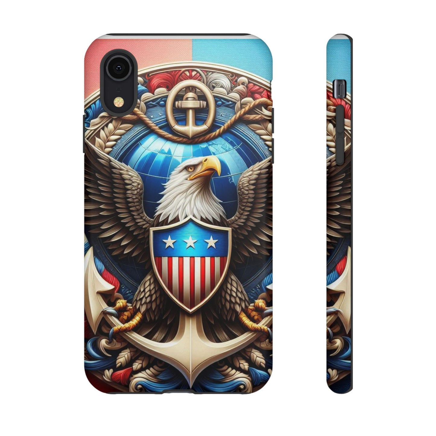 Bold Eagle Phone Case - Patriotic Design for USA and Military Fans