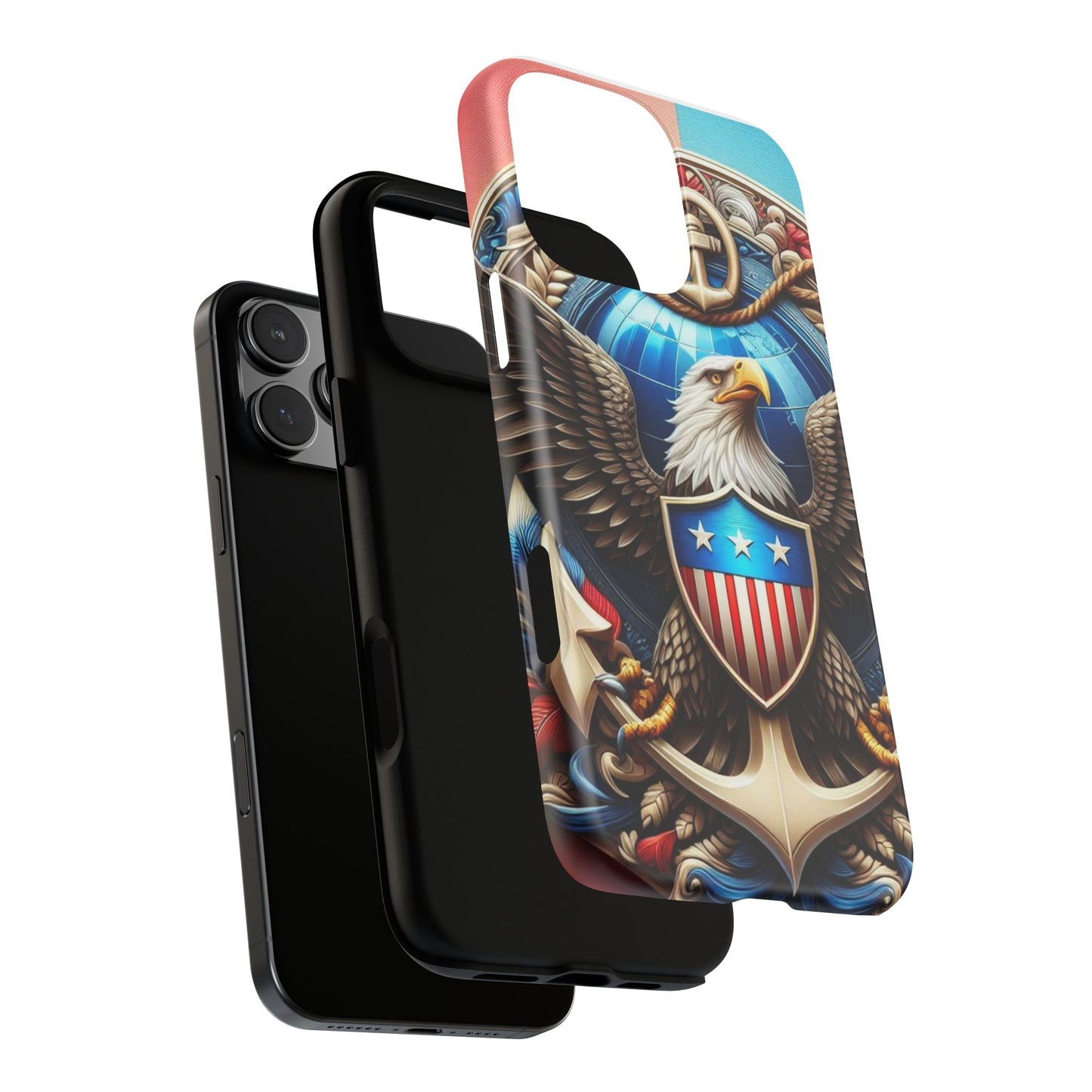 Bold Eagle Phone Case - Patriotic Design for USA and Military Fans