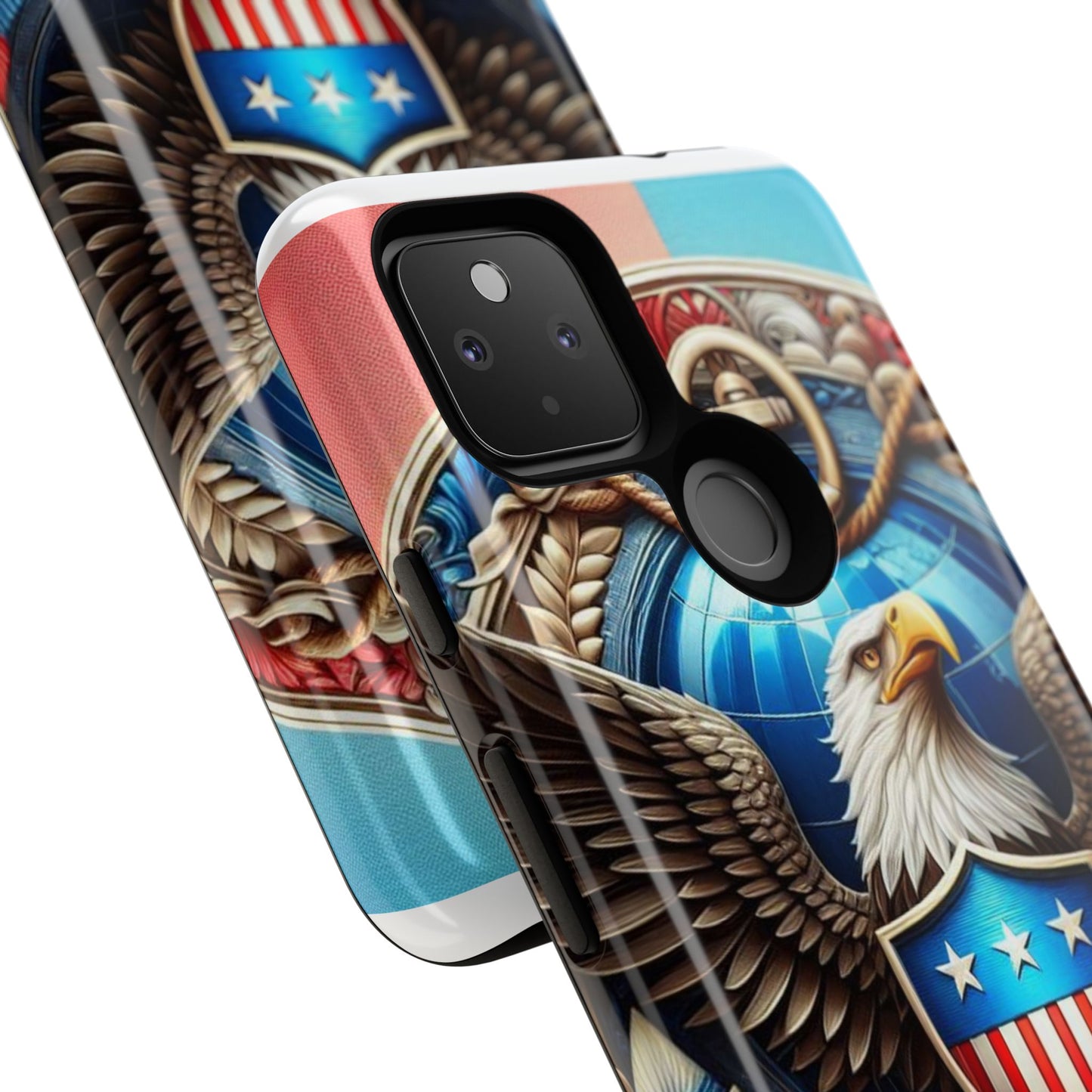 Bold Eagle Phone Case - Patriotic Design for USA and Military Fans
