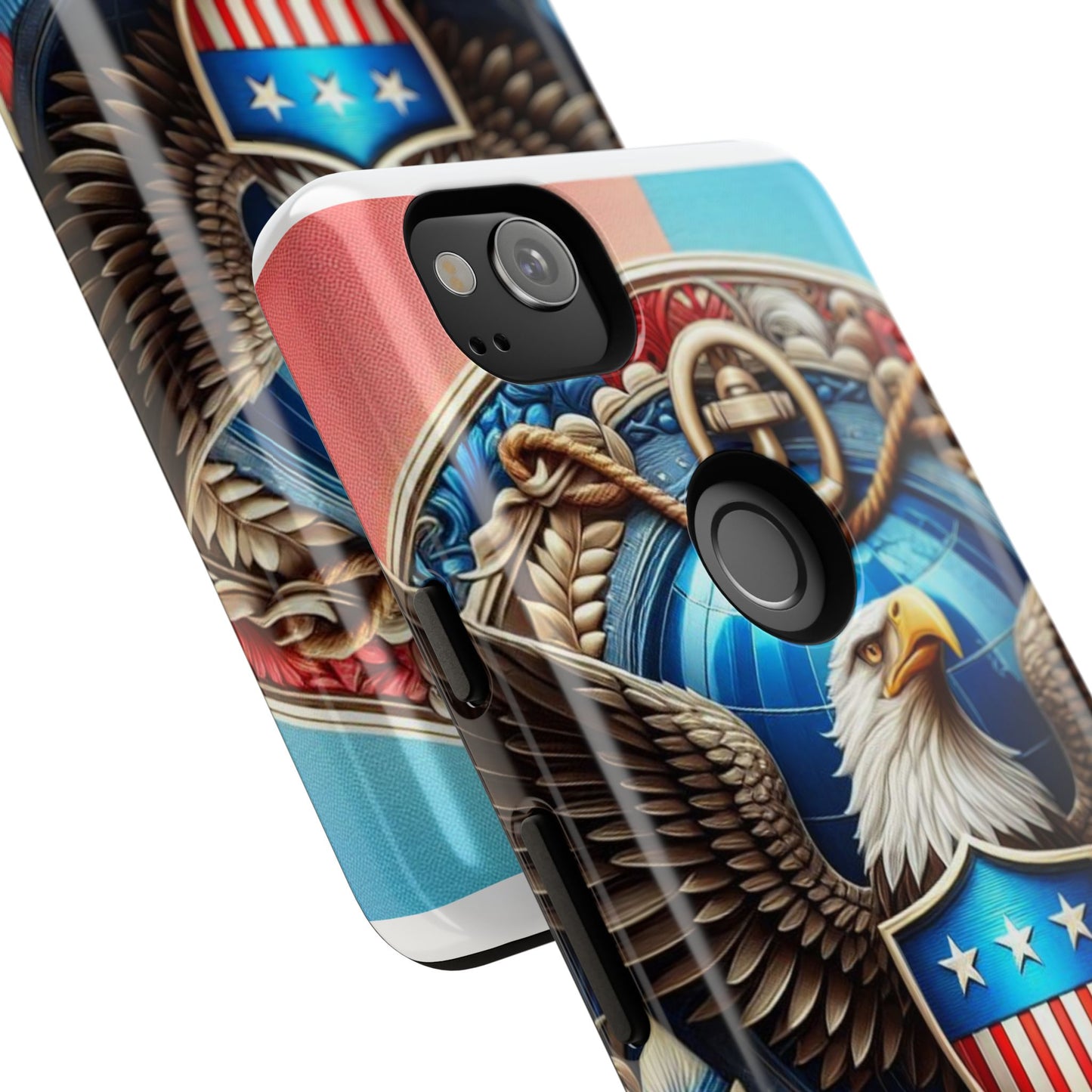 Bold Eagle Phone Case - Patriotic Design for USA and Military Fans