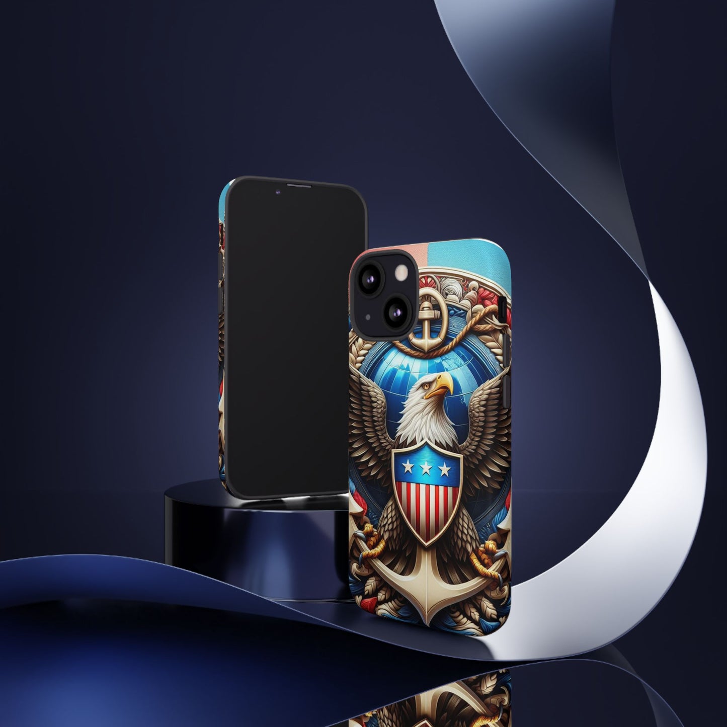 Bold Eagle Phone Case - Patriotic Design for USA and Military Fans