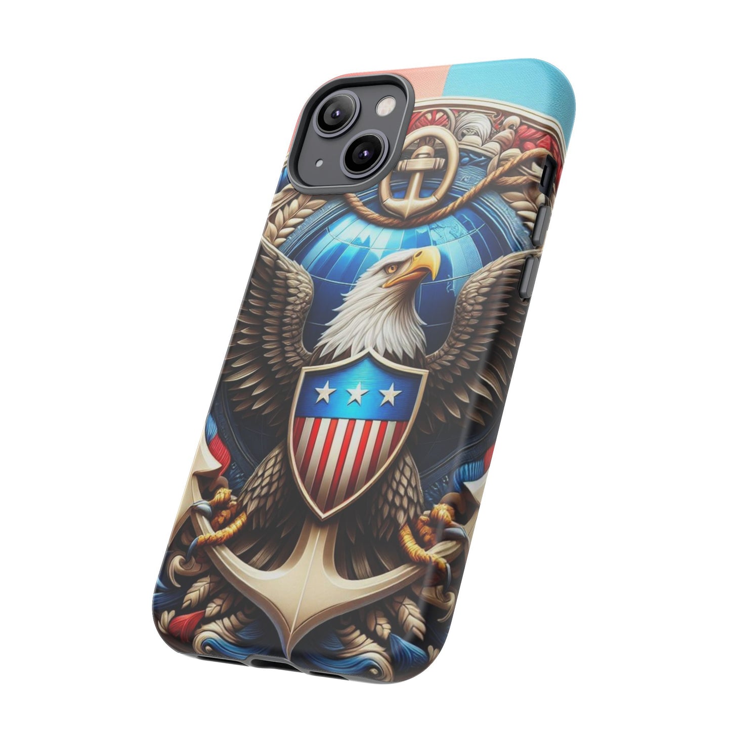 Bold Eagle Phone Case - Patriotic Design for USA and Military Fans